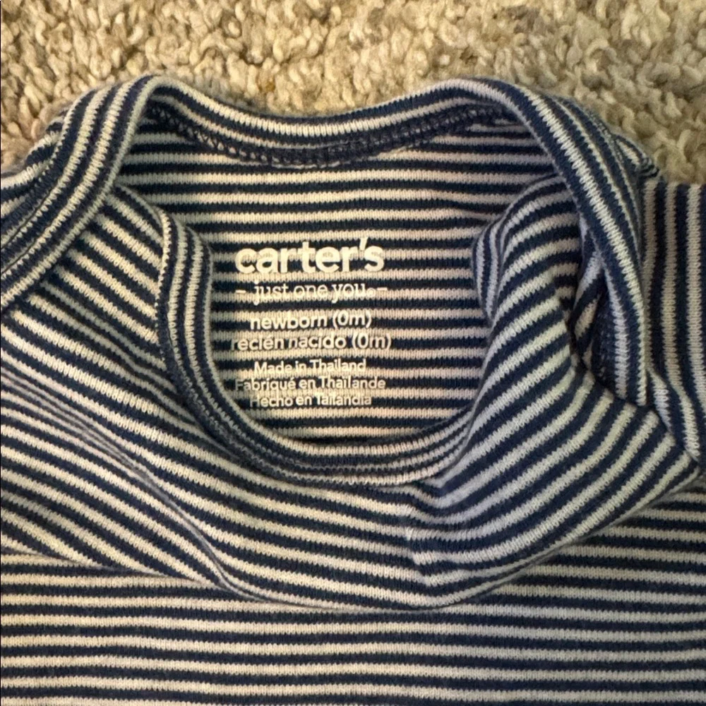 5 Piece Newborn Carters Boys Set Pants Shorts Onesies - Picture 2 of 4